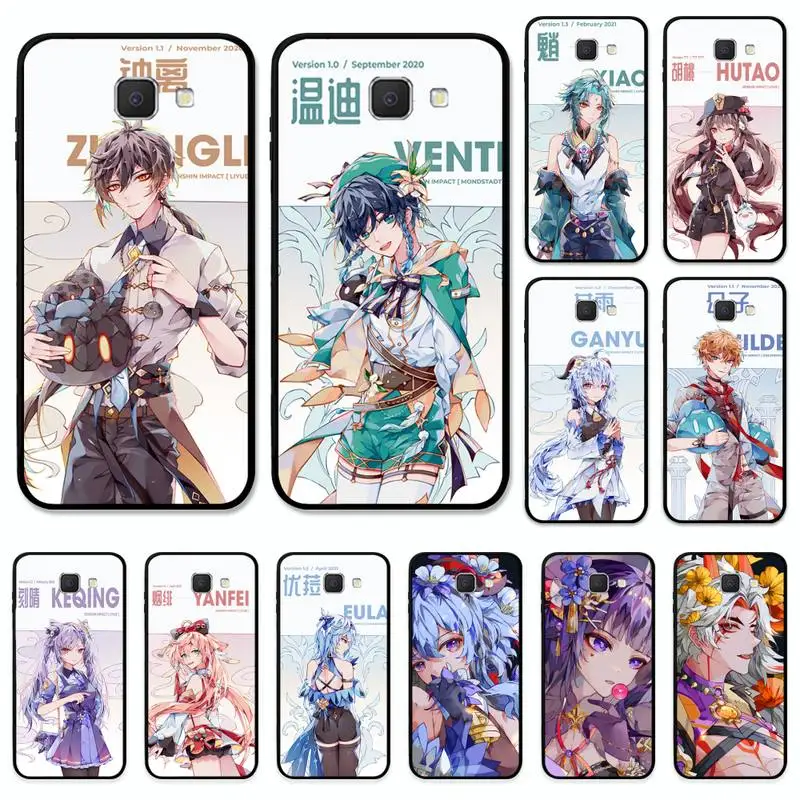 

Genshin Impact Anime Phone Case for Samsung J8 J7 Core Dou J6 J4 plus J5 J2 Prime A21 A10s A8 A02 cover