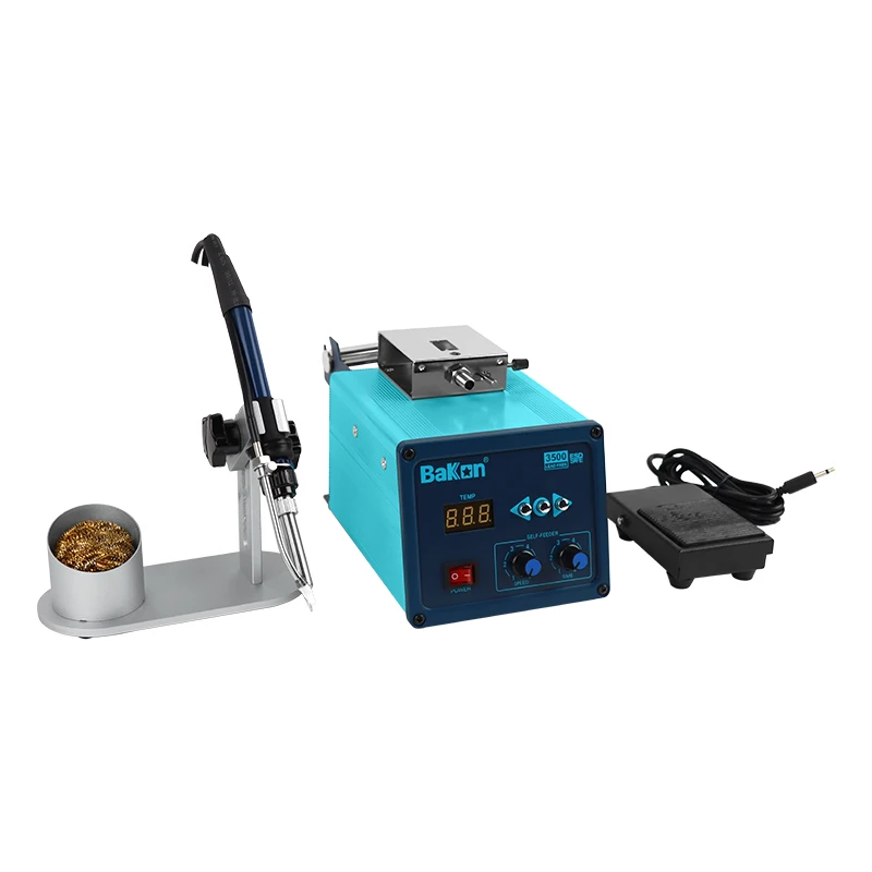 

Bakon 120W BK3500 Lead Free Digital Display Automatic Wire Feeder Tin Soldering Iron Station