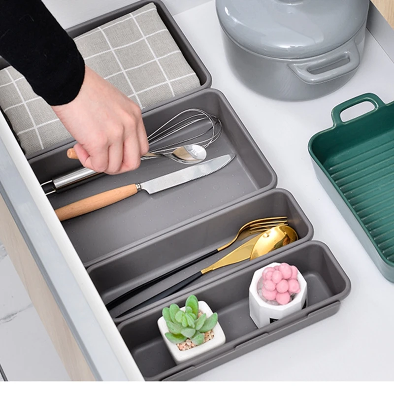 Блокировочная коробка 8 шт. бесплатная комбинация органайзер для ящиков стола