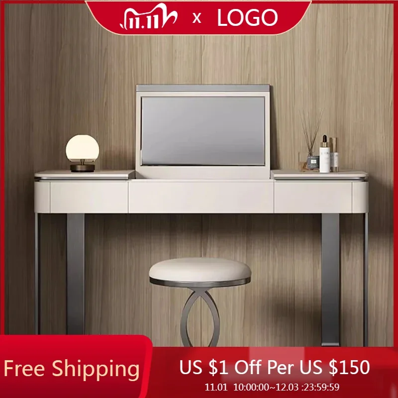 Стол для макияжа туалетный столик женский скандинавский контейнер ящик