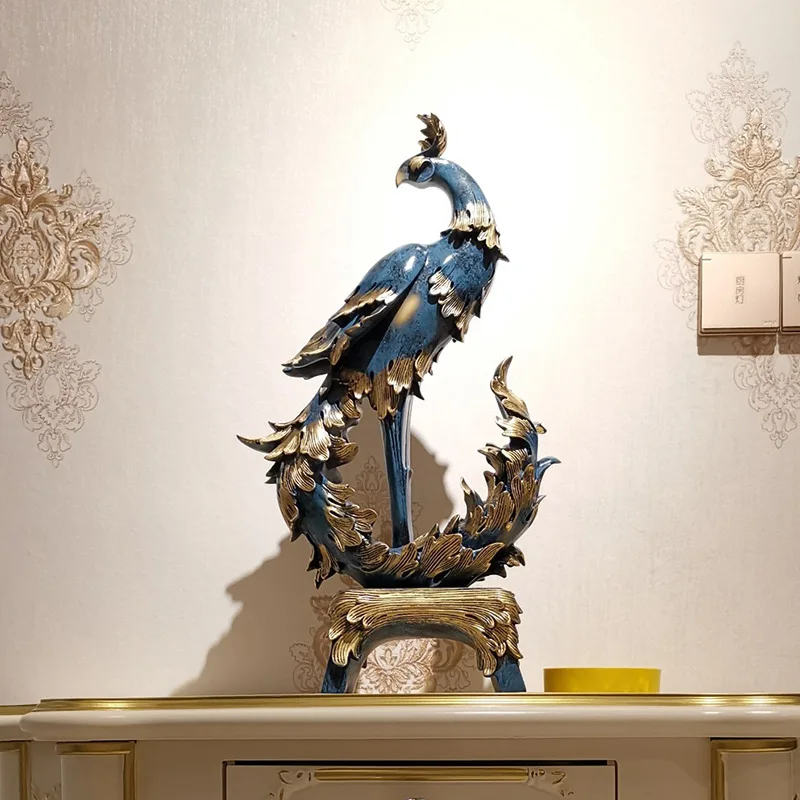 

Ornaments Home accessories living room TV wine cabinet Phoenix decoration Creative porch decoration gifts