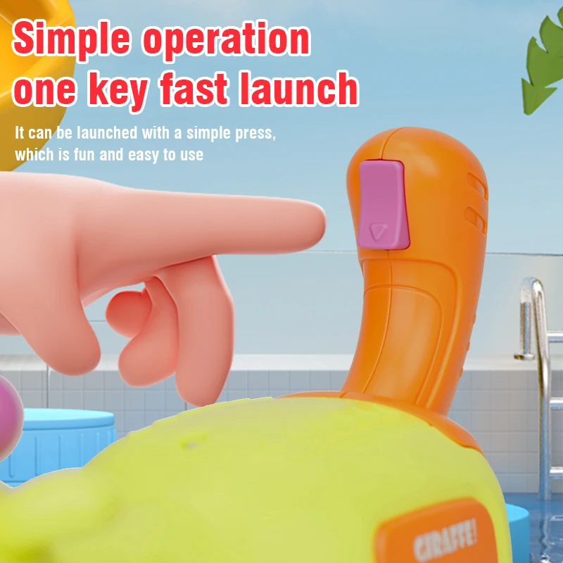 Электрический водяной пистолет игрушка для стрельбы жираф портативное