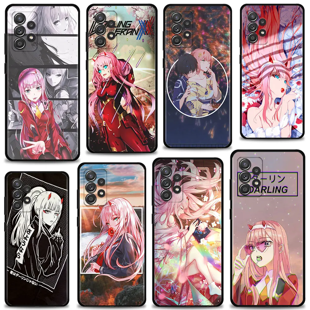 

Zero Two Darling Back For Samsung A12 A72 A02s A21s A32 4G A41 A71 A51 A31 A52 A73 A33 A23 A13 A03s A52s 5G A22 Celular Case