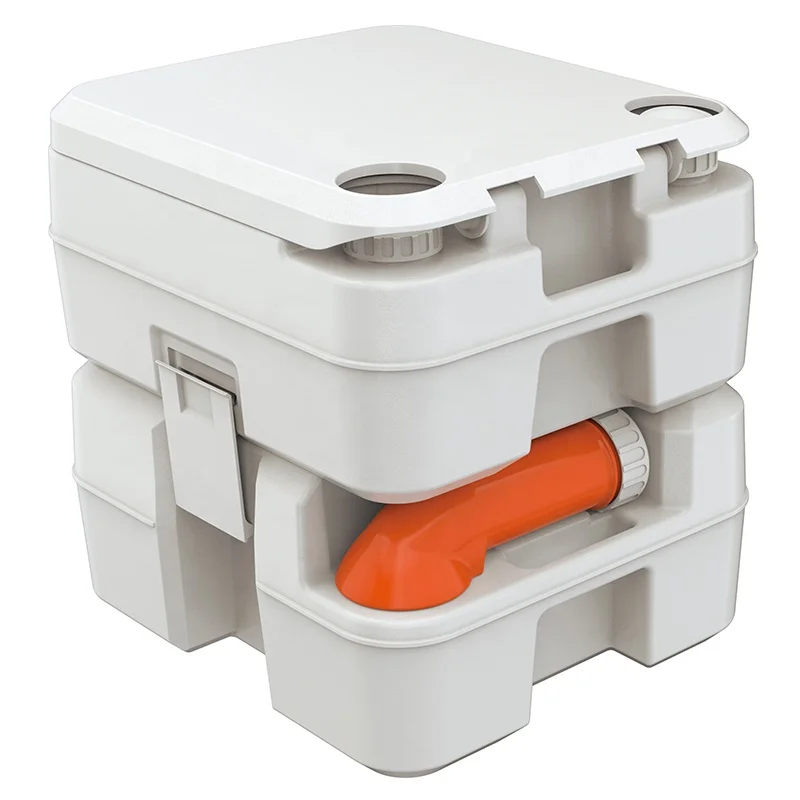 

Seaflo 5 Gallon Waste Tank Portable Toilet Camping Porta Potty RV Toilet With Detachable Tanks Flushable Easy to use