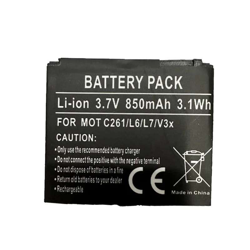 Аккумулятор BC50 850 мАч для Motorola Moto RIZR Z3 ROKR Z6m SLVR L2 L6 L7 KRZR K1 K2 R1 Z1 E8 Аккумуляторы