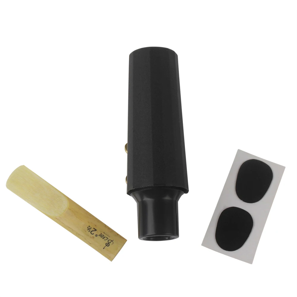 Hot Sale 5 Pcs Set Tenor Alto Soprano Mouthpiece + Cap + Clip + Reed + Two Tooth Pads Set Woodwind Instrument Accessories enlarge