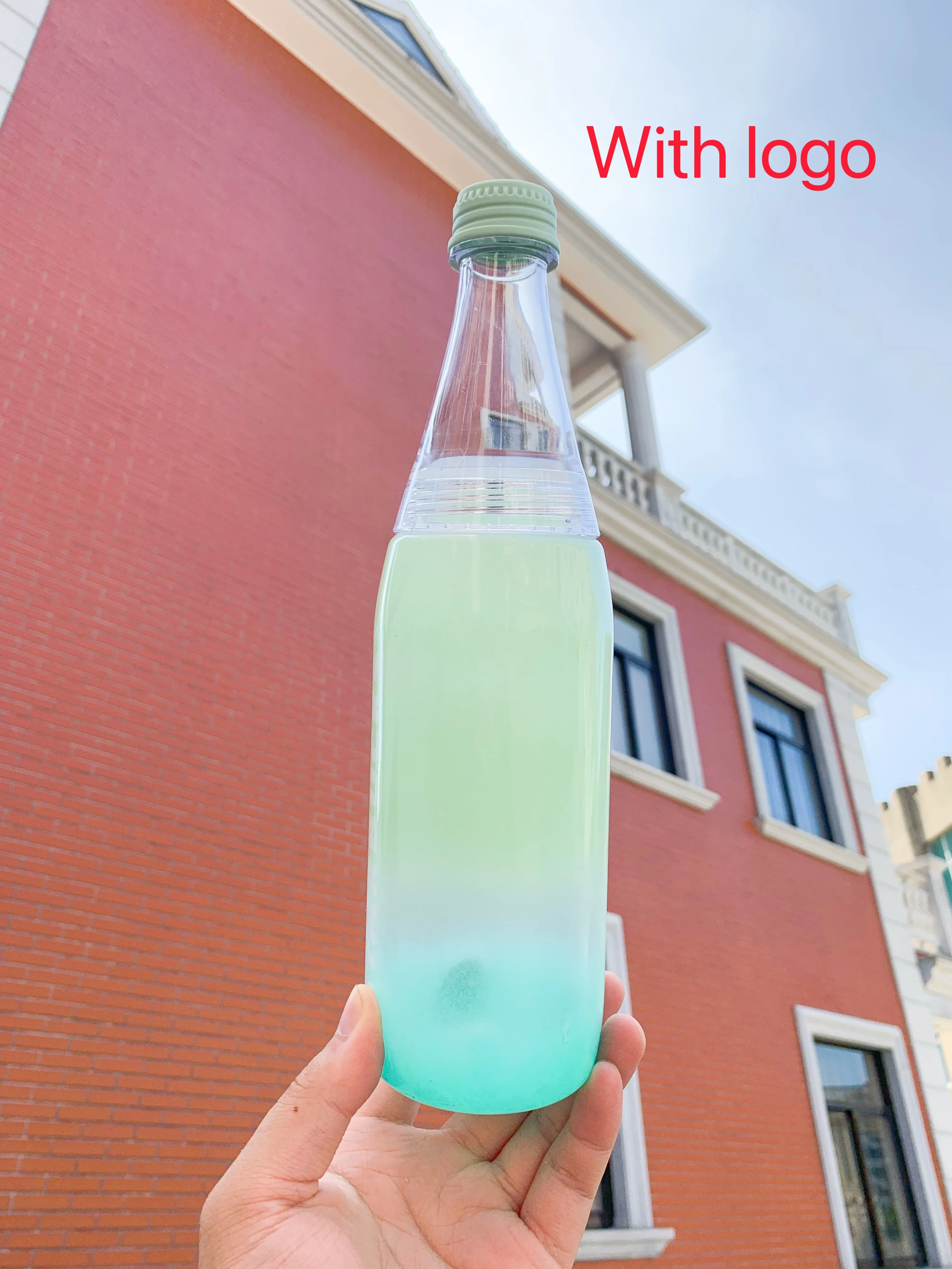 

700ml summer outdoor cold drink coffee mug reusable with logo tumbler with straw multi color cola mug