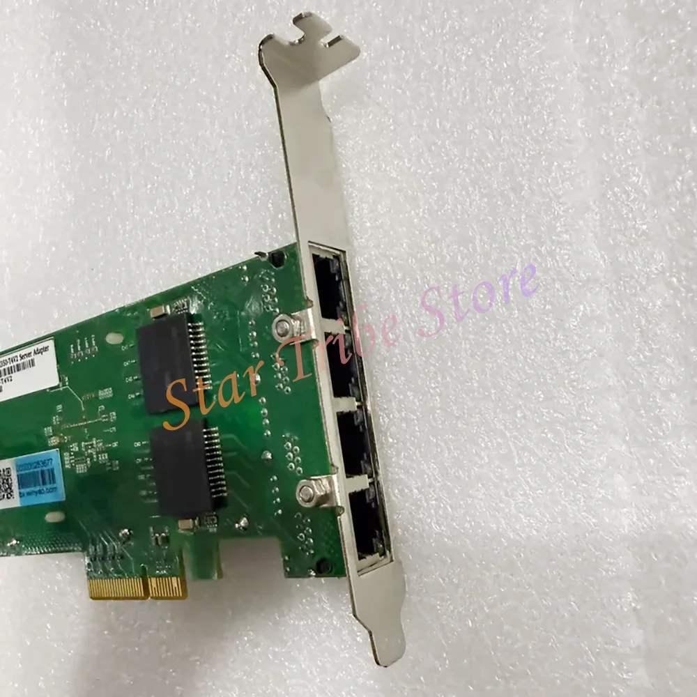 Фото WYI350-T4V2 PCI-E X4 серверная сетевая карта с 4 гигабитными портами №3