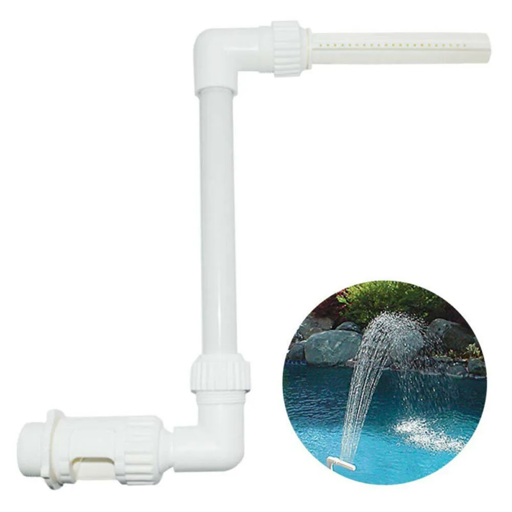 

Outdoor Garden Decoration Jet Waterfall Kit ABS Swimming Pool Water Fountain Spray Rack Easy Installation Pools Accessories