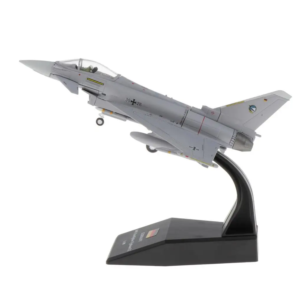 Модель дисплея штурмовика EF-2000 в масштабе 1/100 — металлический мини-военный