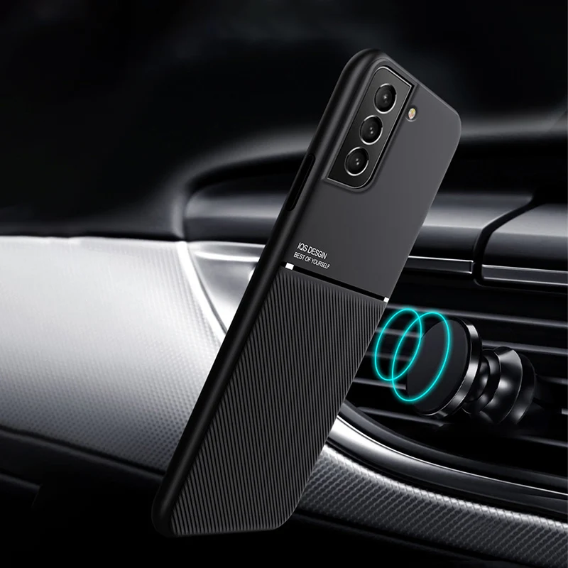 Чехол Slim Matte PU Leather для Samsung Galaxy S22 Plus S21 Ultra S20 EF S10 S9 A71 A51 A21S A70 A50 A30 Luxury Back Casing.