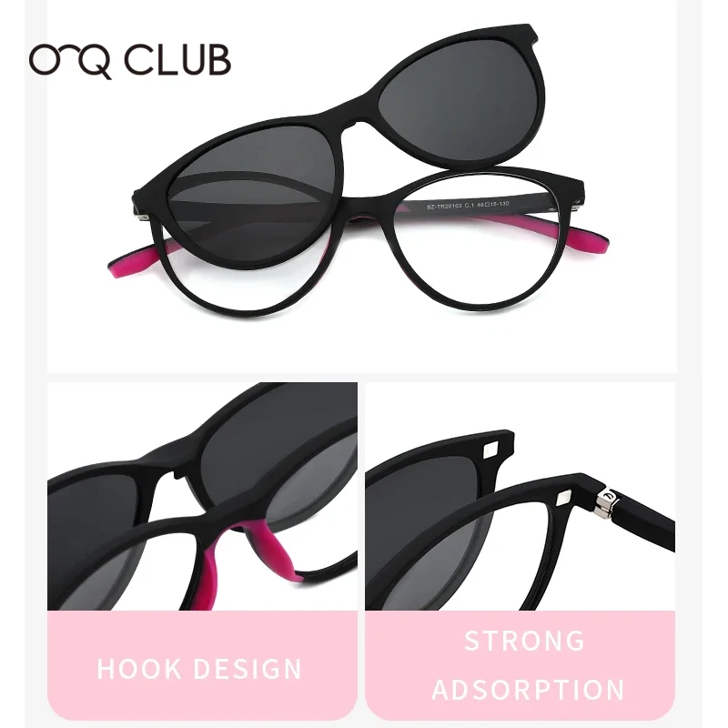 O-Q CLUB детские модные солнцезащитные очки TR90 силиконовые поляризационные