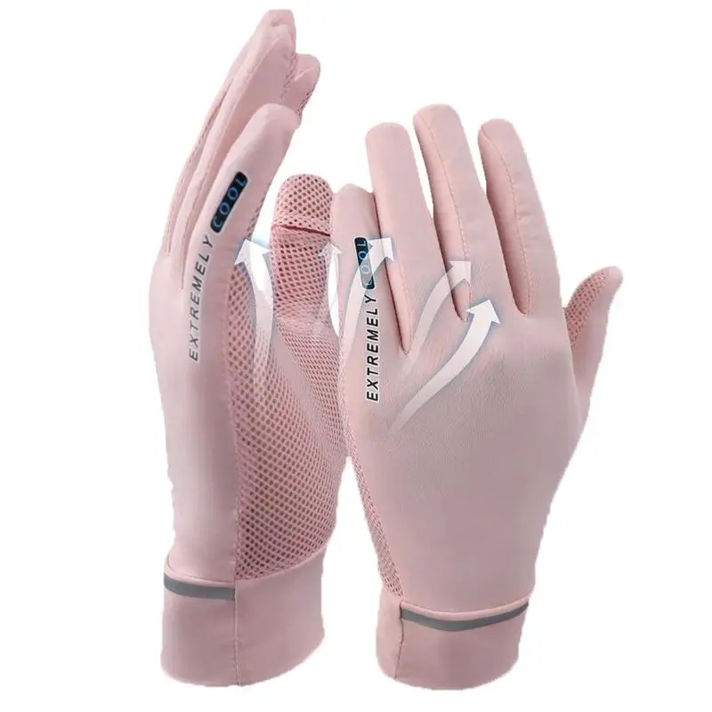 Женские солнцезащитные перчатки с двумя пальцами для гольфа и фитнеса