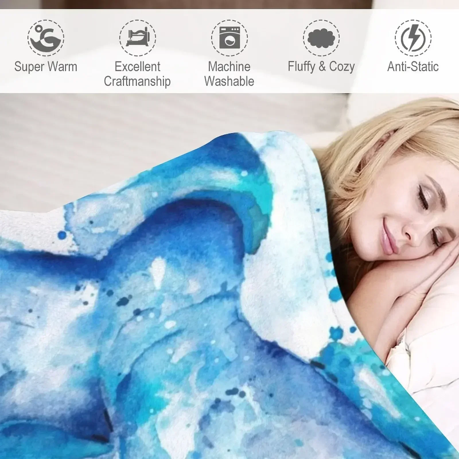 Одеяло Tortue de mer одеяла для диванов фланелевая ткань пикника