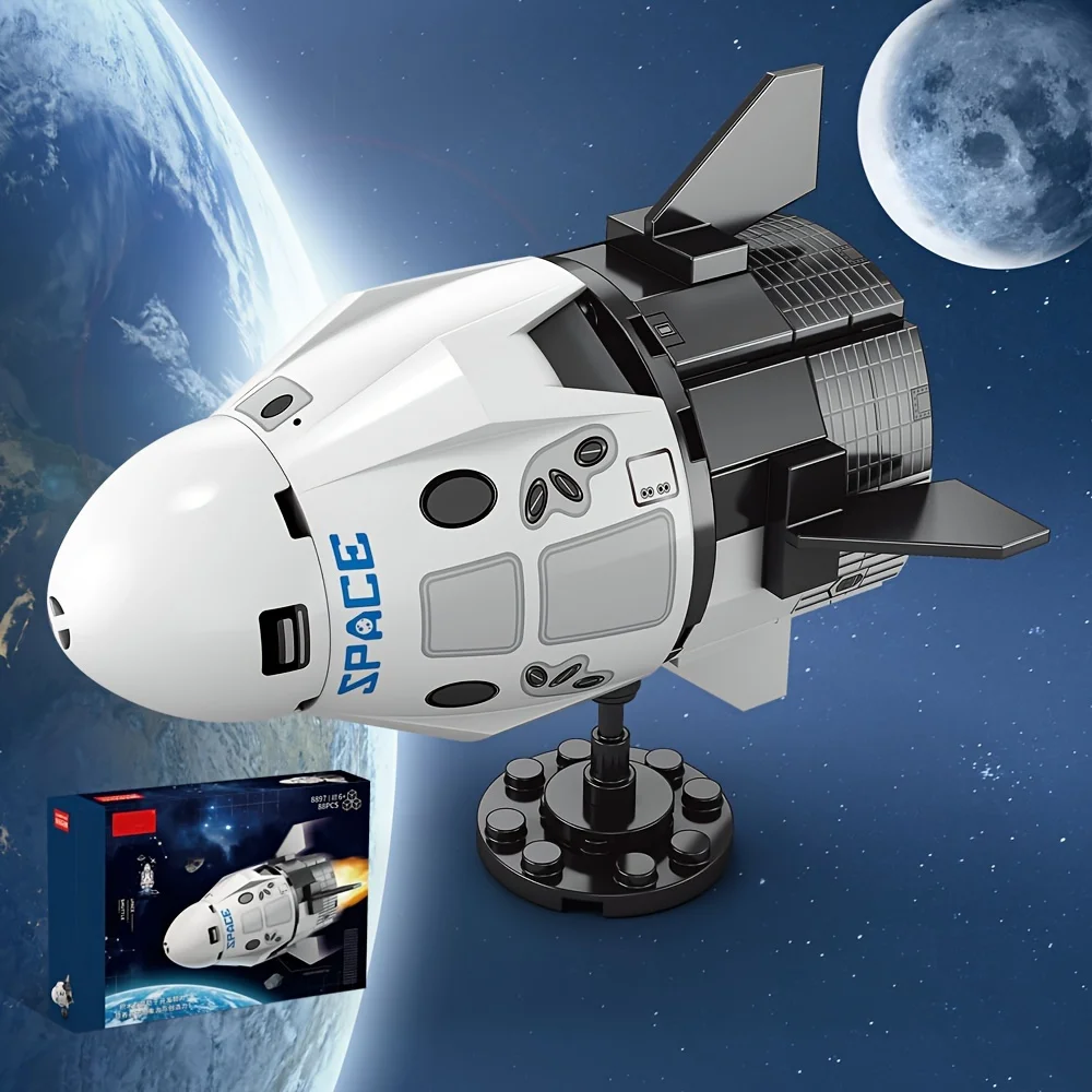 Авиационные космические корабливые блоки ToylinX унисекс пластиковые строительные