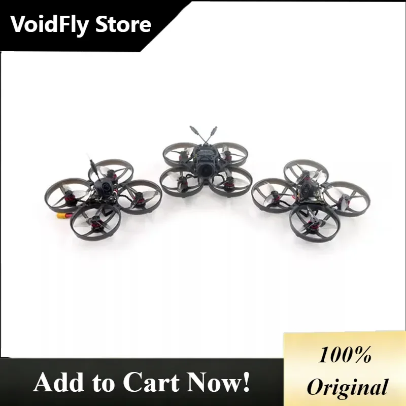 Фото Цифровой HD Micro FPV whoop-дрон VoidFly Happymodel Mobula8 2S 85 мм с ELRS RX для O3/Walksnail/Hdzero (опционально) и бесщеточным двигателем EX1103 KV11000 №1