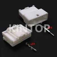 1 set 24 pins car replacement socket 6098 5285 6098 5283 automobile modification plug auto cable connector assembly