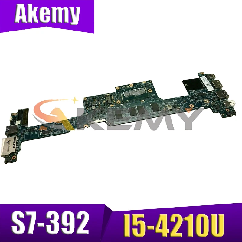 

Материнская плата AKEMY NBMBK11007 NB.MBK11.007 48,4lz02. 021 для acer aspire S7-392, материнская плата SR1EF I5-4210U 4 Гб памяти