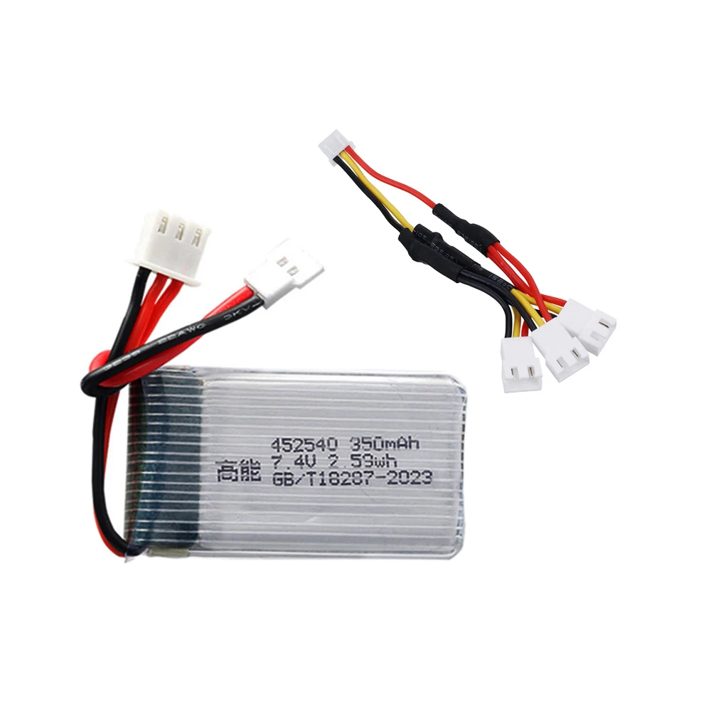 Аккумулятор 7 4 В для дрона MJX X401H X402 350 мАч литий-полимерный аккумулятор + зарядное