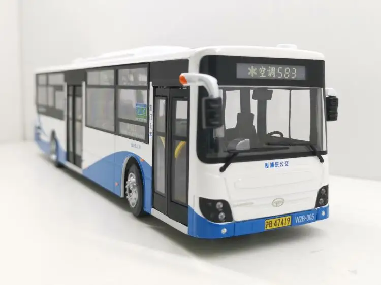 

1:43 Shanghai Bus Group No.583 bus simulation model toy Collection Souvenir Gifts