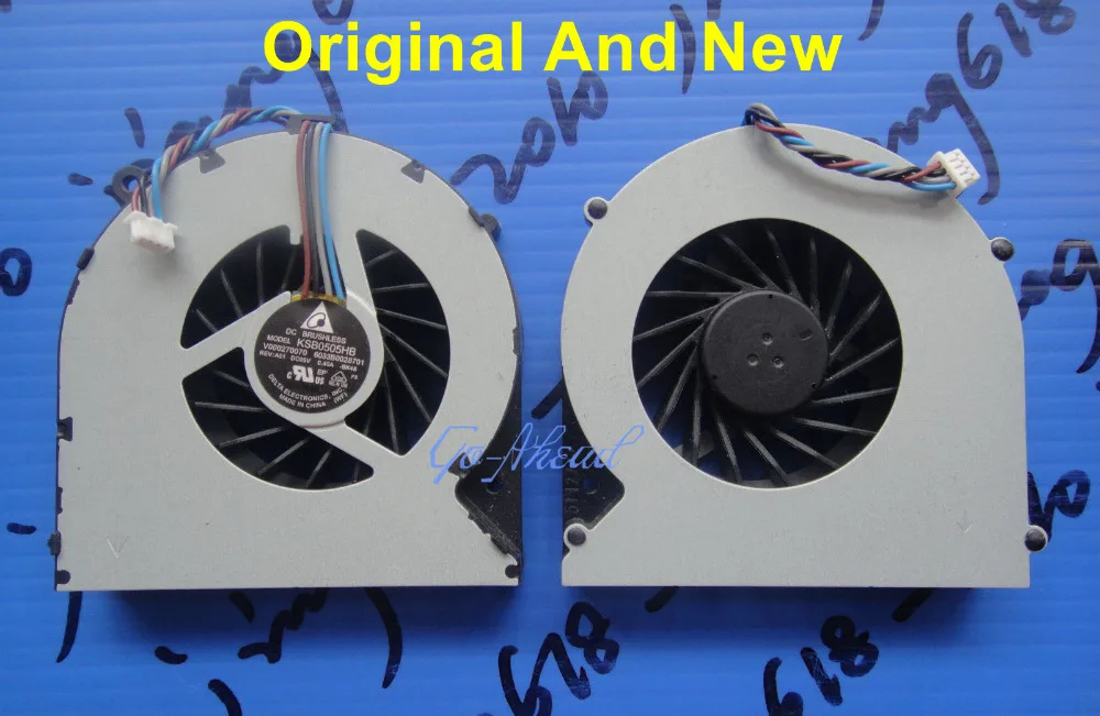 

New CPU Cooler Fan For Toshiba C50 C50D C50T C55 C55T C55D C50-A C50D-A C850 KSB0505HB BK48 5V 0.5A 6033B0028701 V000270070