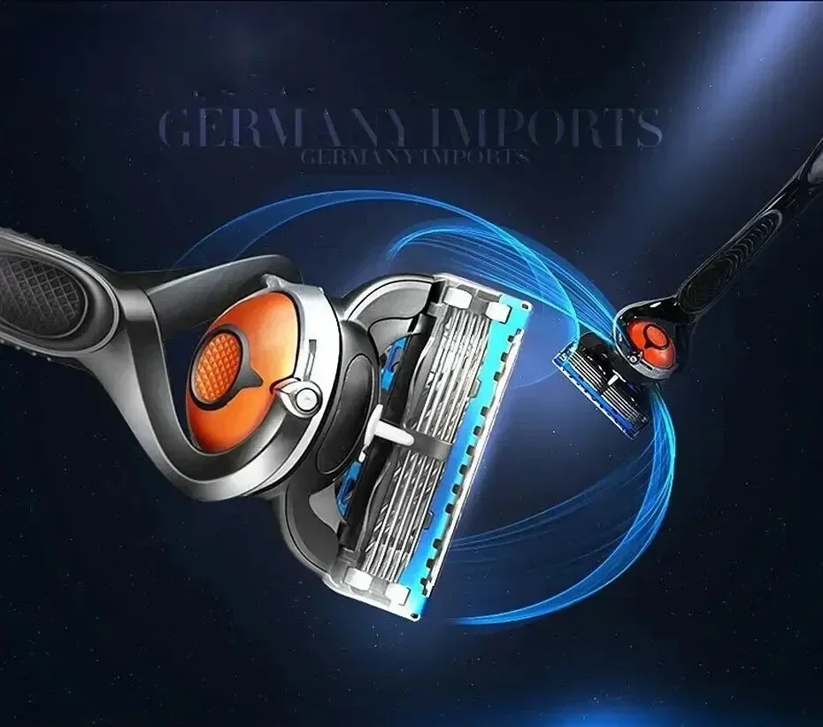 GILETPH оригинальная бритва для мужчин волосы на лице борода ручная кассеты сменные