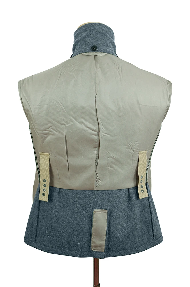 

GUWA-101 WWII German M43 Heer EM Italian Field Wool tunic Feldbluse blue green grey