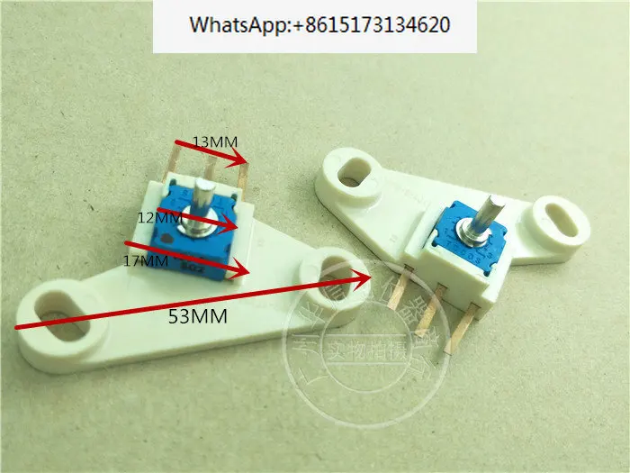 4 шт., керамический потенциометр TOCOS RVQ121, 12 В, 502, 5K с пластиной, 360 об/мин