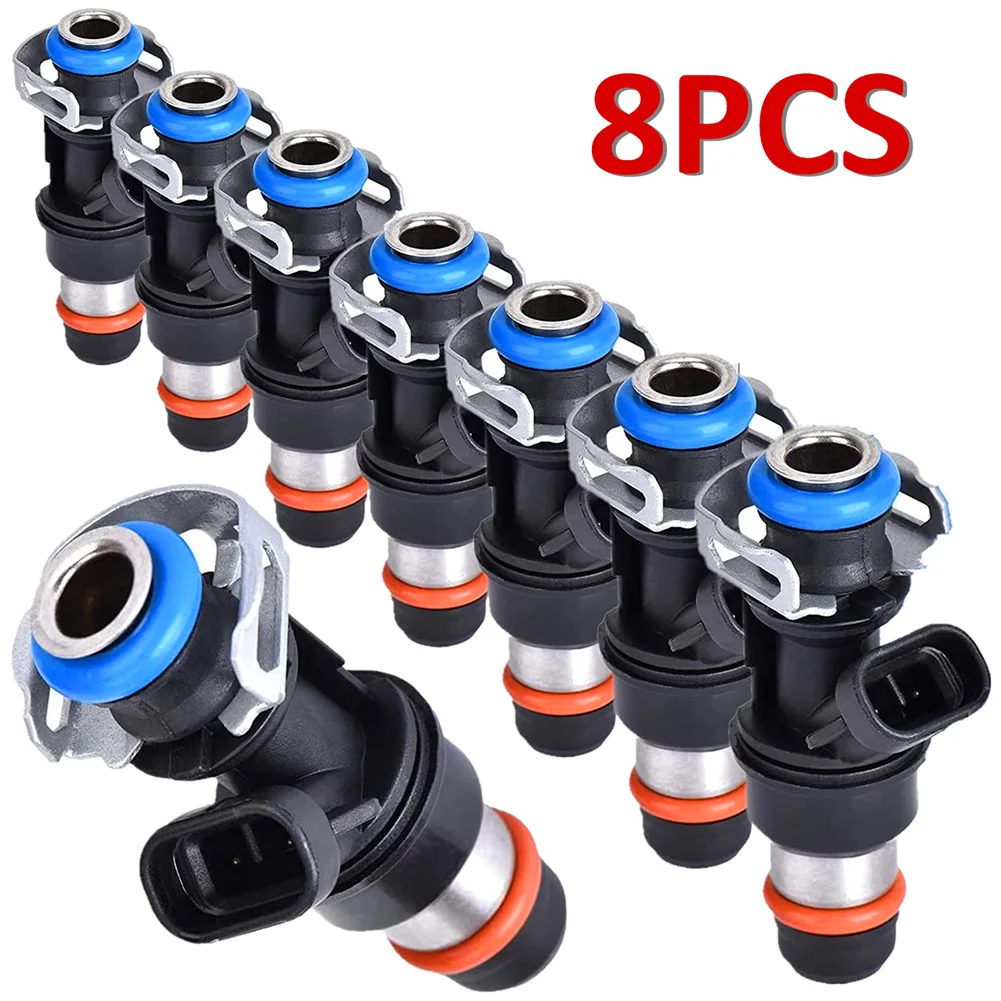 

8pcs Fuel Injector As Picture For Silverado 3500 6.0L 1999-2006 For GMC Sierra 1500 4.3L/4.8L/5.3L 2001-2006 For Trailblazer 5.3