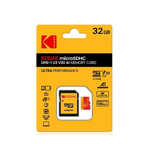 Карта памяти Kodak Micro SD Class 10 32/64/128/256 ГБ