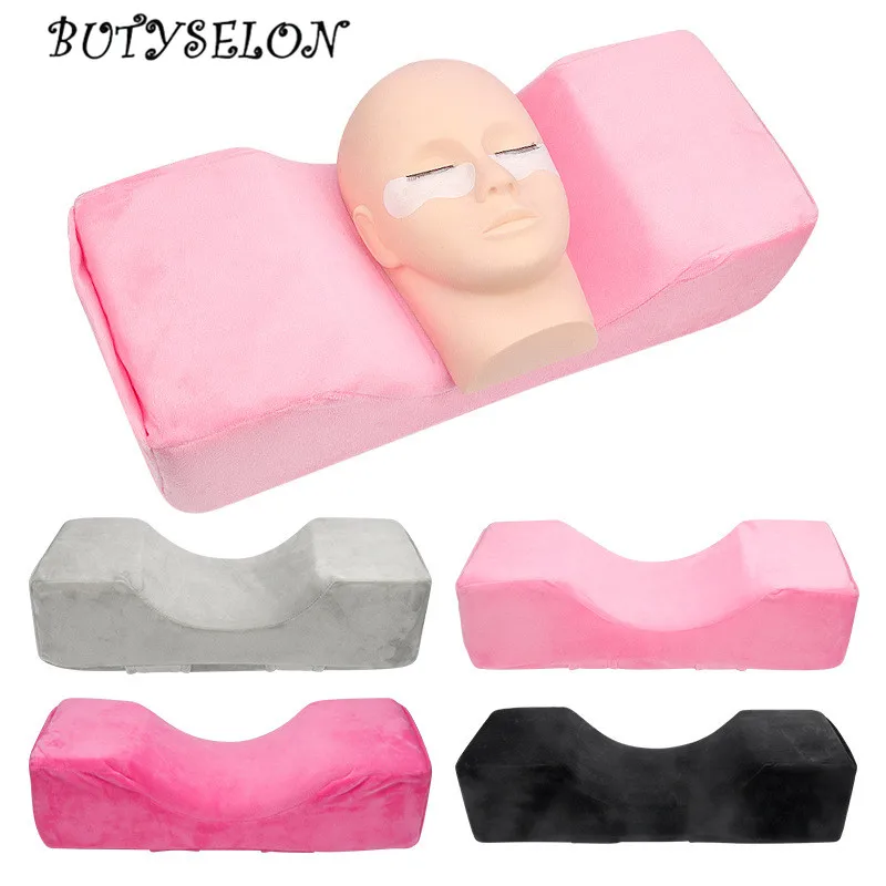 Professional Lash Pillow Neck Support Eyelash Pillow Lash Lift Soft Memory Foam Cushion Beauty Salon Eyelash Extension Pillow