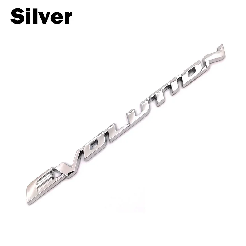 

Эволюционные буквы ABS пластик Стайлинг автомобиля эмблема значок автомобиля ремонт багажника 3D наклейка наклейка для Mitsubishi Lancer EVO