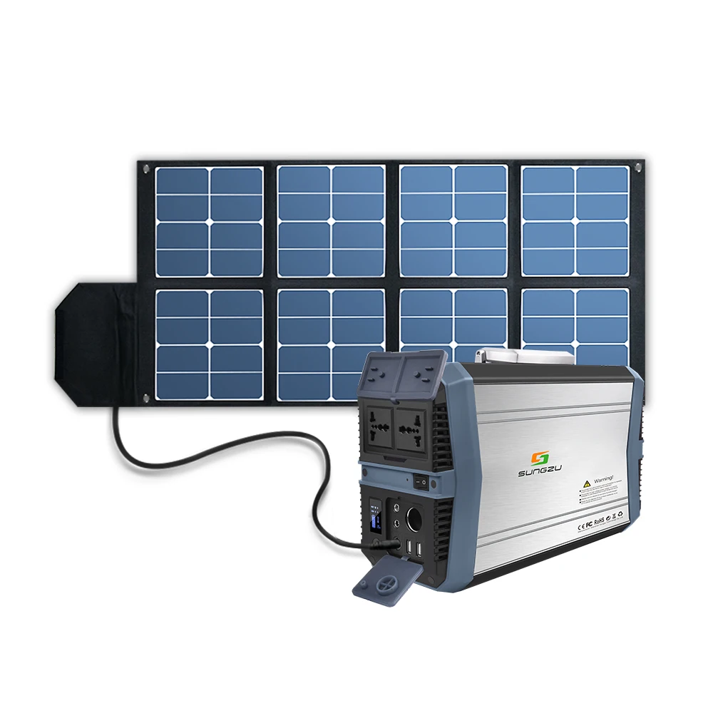 

2021 New Arrival Gadgets Emergency Solar Generator Portable Power Station 500W Solar Outdoor Power Bank 145600mAh