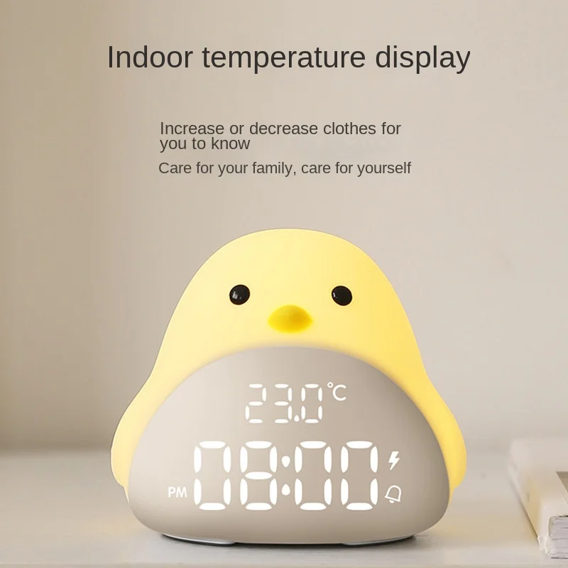 

Smart Lazy Time Bird Alarm Clock LED Night Light Digital Alarm Clock Children's Creative Snooze Luminous Alarm Clock Despertador