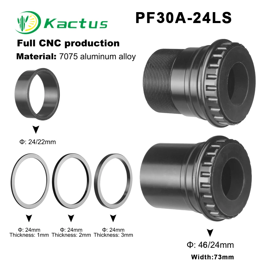 

Kactus Bottom Bracket Tool PF30A 24/22/30/28.99mm For PF30A Frame Sheel Width 73mm For MTB Cannondale Cranksets Hollowtech