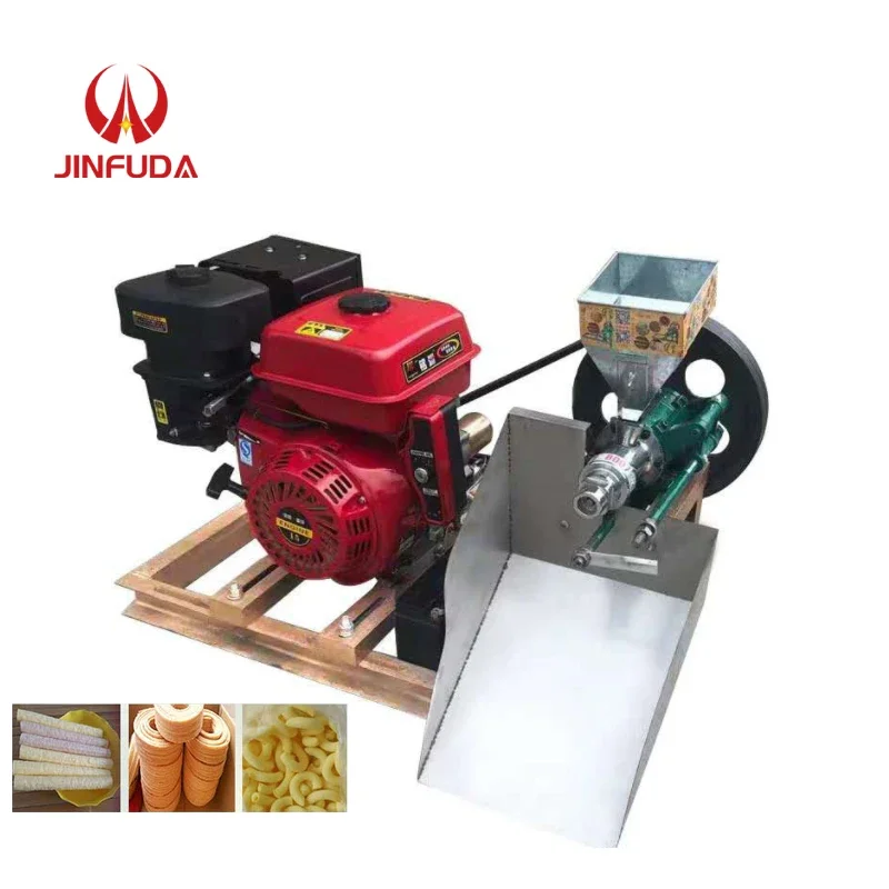 Зерновая кукурузная мука Снэк еда дизельная машина для надувания кукурузы