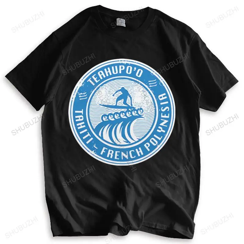 Мужские футболки плюс размер Teahupo'o Tahiti Surfinger Beach Design Футболка Летний топ в
