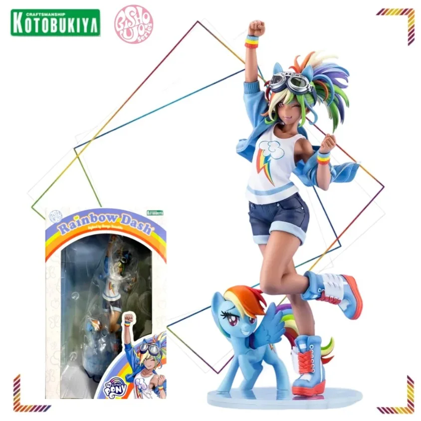 Фото Коллекционные фигурки Kotobukiya My Little Pony Bishoujo: Эпплджек, Рэйнбоу Дэш, Рарити, Твайлайт Спаркл, Флаттершай №3