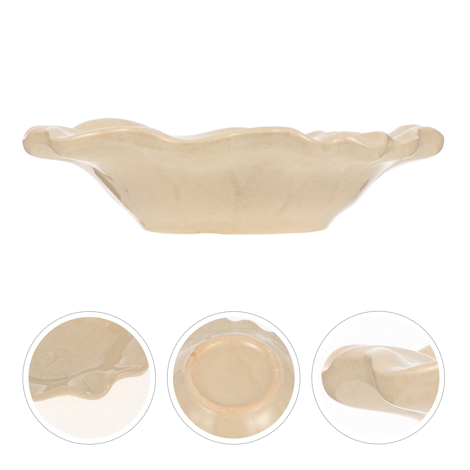 

Ceramic Bowl Essential Oil Dish Serving Tray Plate Bowls Appetizer Plates Dessert Burner Diffuser Holder Dip Light Mixing Tea