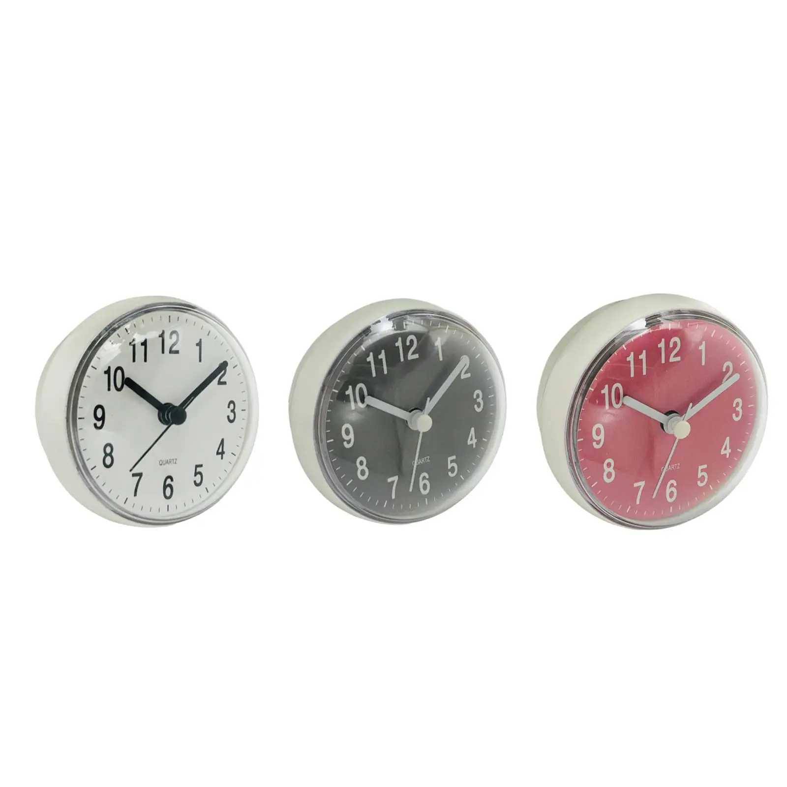 

Silent Hanging Wall Clock Quartz Clock Bathroom Clock Anti Fog Battery Operated for Living Room Kitchen Bathroom Bedroom Office