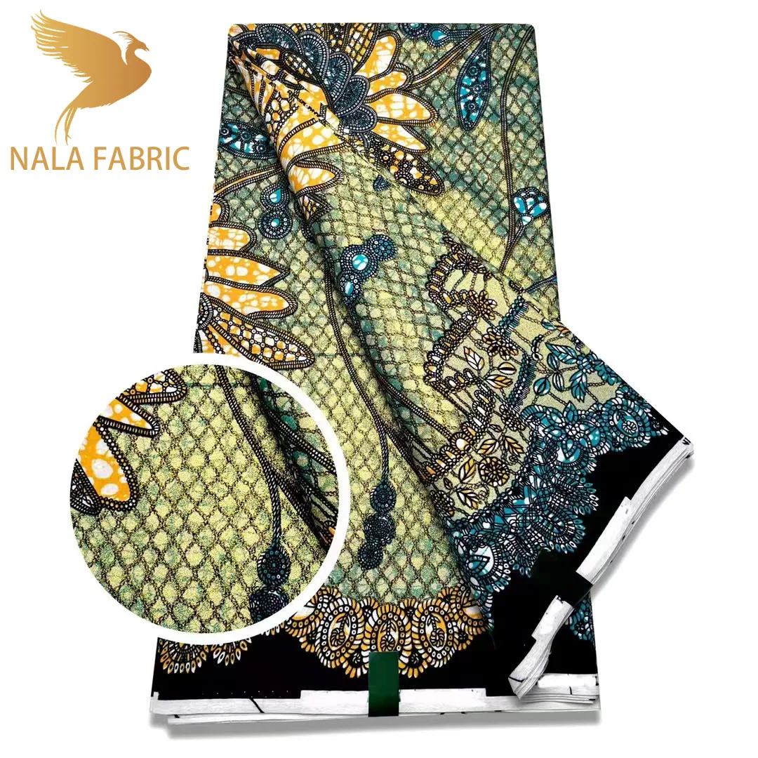 2022 Fashion Netherlands Design African Nigerian Ankara Holland African wax  Real Wax Print Fabric pagne  Super wax Tissu Sewing images - 6
