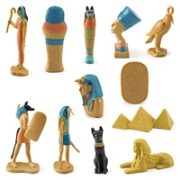 retro ancient egypt pyramid architecture ornament crafts gift figurines miniatures ancient egyptian model ornaments home decor