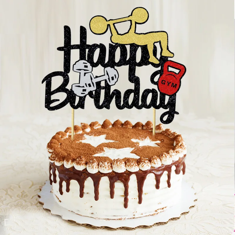 

Топпер для торта "Happy Birthday" Jeyomerry