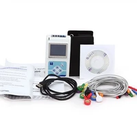 portable holter dms recorder 3 lead 24 hour holter system holter ecg machine without batteries
