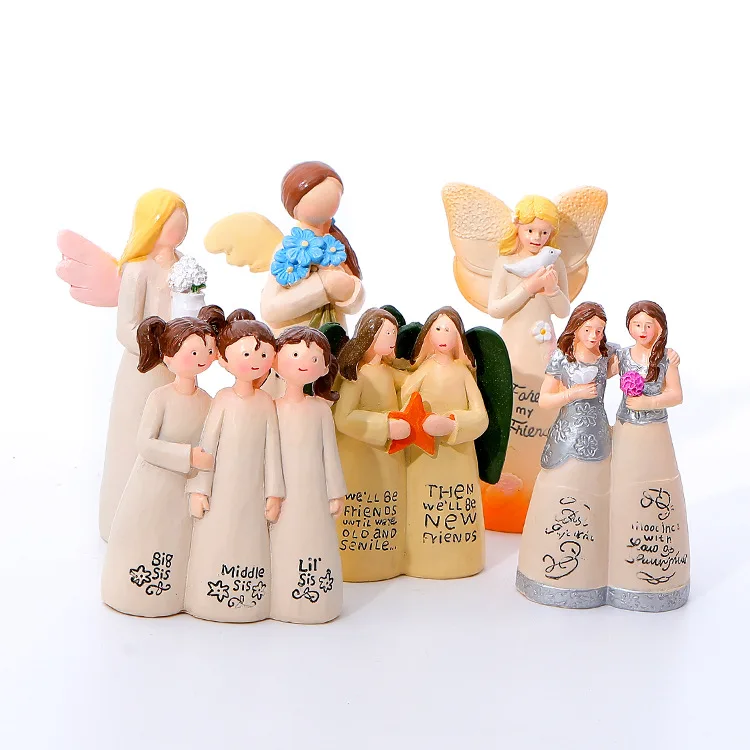 

Friend Angel Figurine Memorial Friendship Sister Friend Sculpture Decoration Sympathy Gifts for Women Girls XMAS Gift for Friedn
