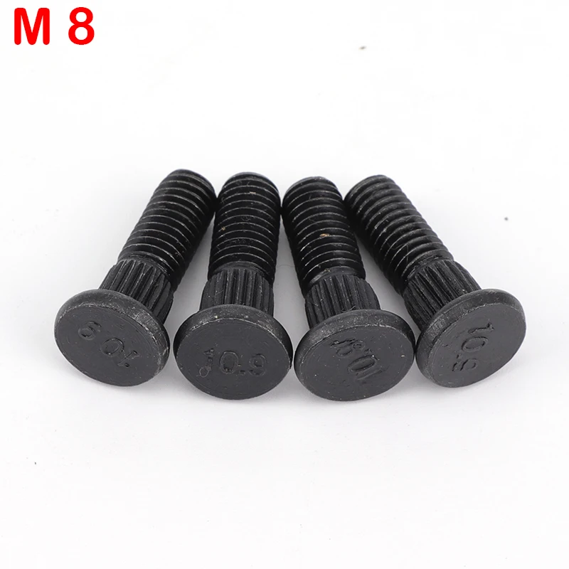 

4 шт./лот 10,9 стальной шлицевой винт M12 * 1,25 M10 * 1,25 M8 * 1,25 шпилька ступицы колеса для ATV UTV Buggy Kart Quad Bike Parts