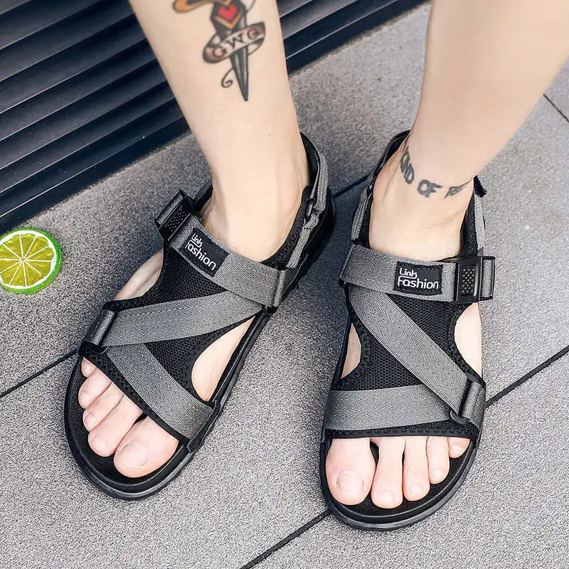 

Man Slippers Size 6.5 Men's Summer Sneakers Shock Absorber Men's Beach Sneakers Tenis Sandals Men’S Moccasins Tennis Size 34