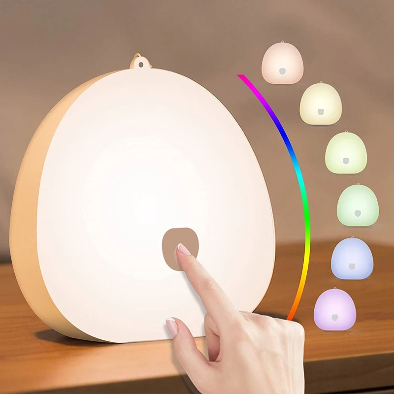 

Children's Night Light, LED Night Light, Press Dimmable Night Lamp,Rechargeable Bedside Lamp, Night Light For Pushchairs