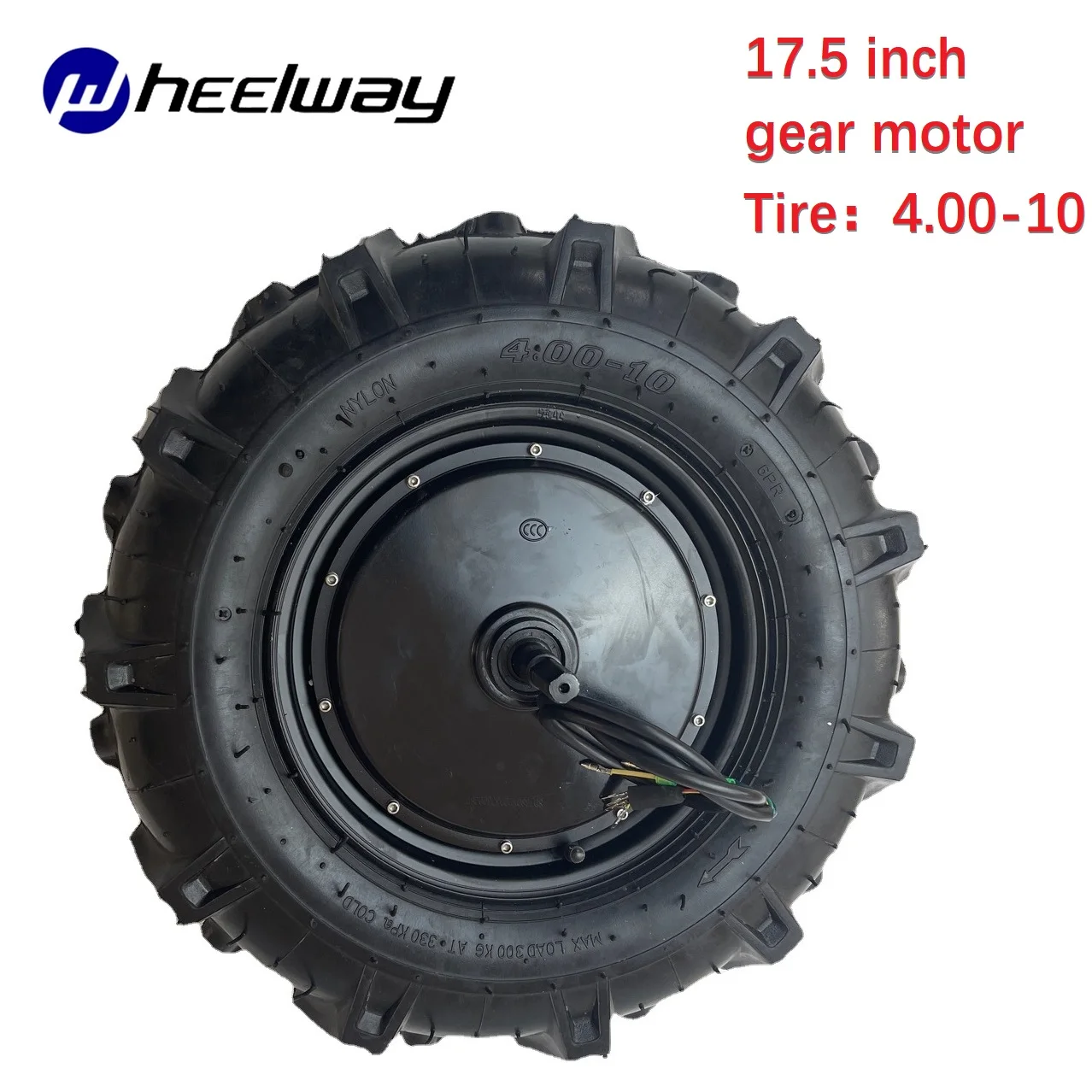 

17.5 inch 36V-60V150W-500W low speed high torque wheel hub motor trolley snowmobile outdoor tool car BLDC permanent magnet motor