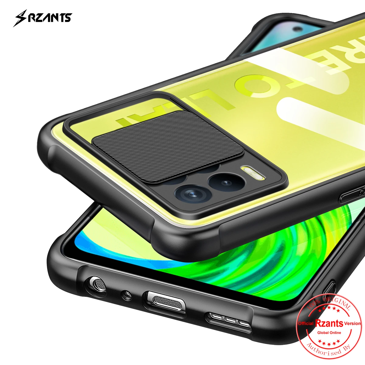 

Rzants For OPPO Realme 8 8s 9 Realme 8 Pro 4G 5G Case Soft [Lens Protection] Air Bag Conor Clear Cover Double Casing
